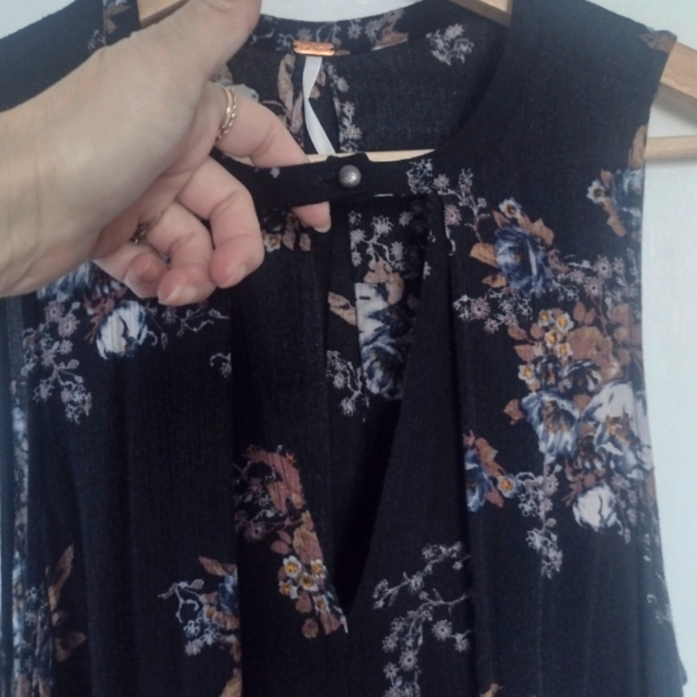Free People Snap Out Of It Tree Swing Tunic Dress - Picture 7 of 11